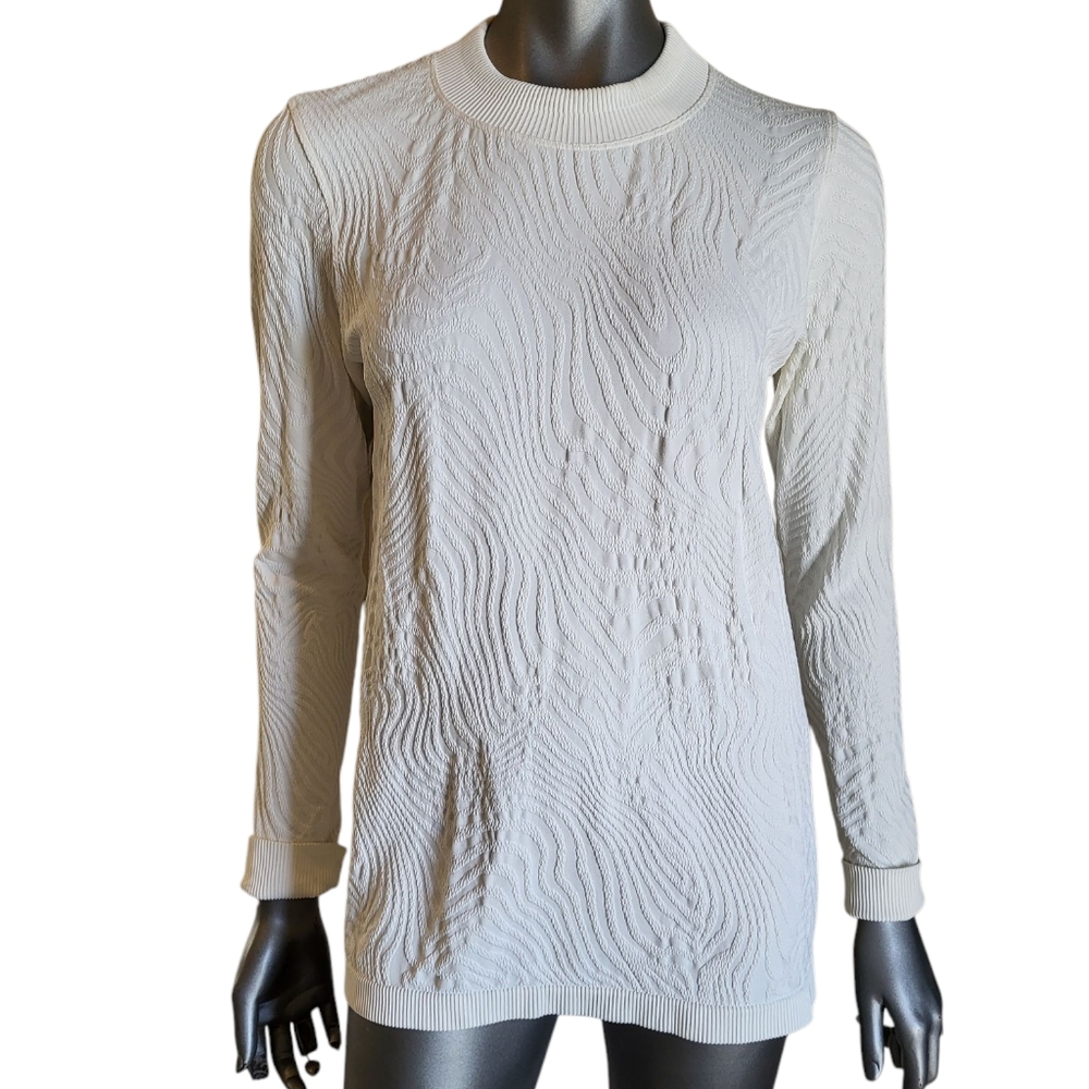 48. SPANX Cream Ribbed Top - Size XL